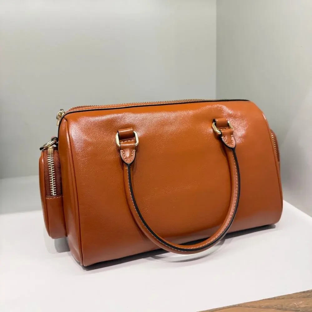 NEW‼️Coach Rowan Satchel Bag With Pockets CES79